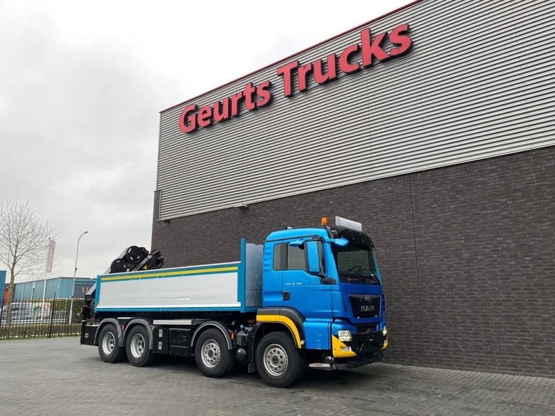 Tipper, Crane truck MAN TGS 35.480 8X4 KIPPER/TIPPER + HMF 2620-K5 KRAAN/KRAN/CRANE/GRUA: picture 12