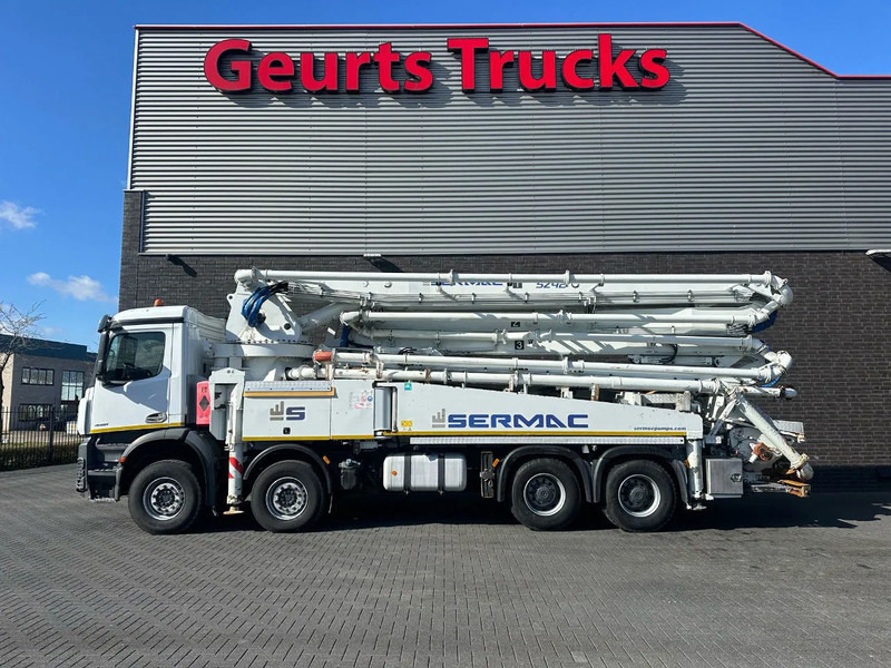Mercedes-Benz Arocs 4451 8X4 + SERMAC 5Z42 BETONPOMP/BETONPUMPE/CONCRETE PUMP - Concrete pump truck: picture 1 Mercedes-Benz Arocs 4451 8X4 + SERMAC 5Z42 BETONPOMP/BETONPUMPE/CONCRETE PUMP - Concrete pump truck: picture 1