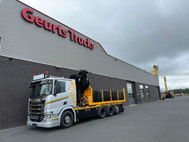 Scania R530 V8 NGS 8X4 TRIDEM MET HYVA 2Z KIPPER + HMF 5020-K6 + JIB FJ1000-K5 KRAAN/KRAN/CRANE/GRUA on lease Scania R530 V8 NGS 8X4 TRIDEM MET HYVA 2Z KIPPER + HMF 5020-K6 + JIB FJ1000-K5 KRAAN/KRAN/CRANE/GRUA: picture 13