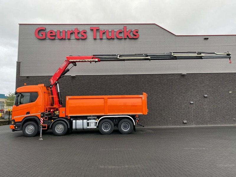 Scania R650 V8 NGS XT 8X4 + KIPPER + FASSI F275A.2.25 KRAAN/KRAN/CRANE/GRUA - Tipper, Crane truck: picture 4 Scania R650 V8 NGS XT 8X4 + KIPPER + FASSI F275A.2.25 KRAAN/KRAN/CRANE/GRUA - Tipper, Crane truck: picture 4