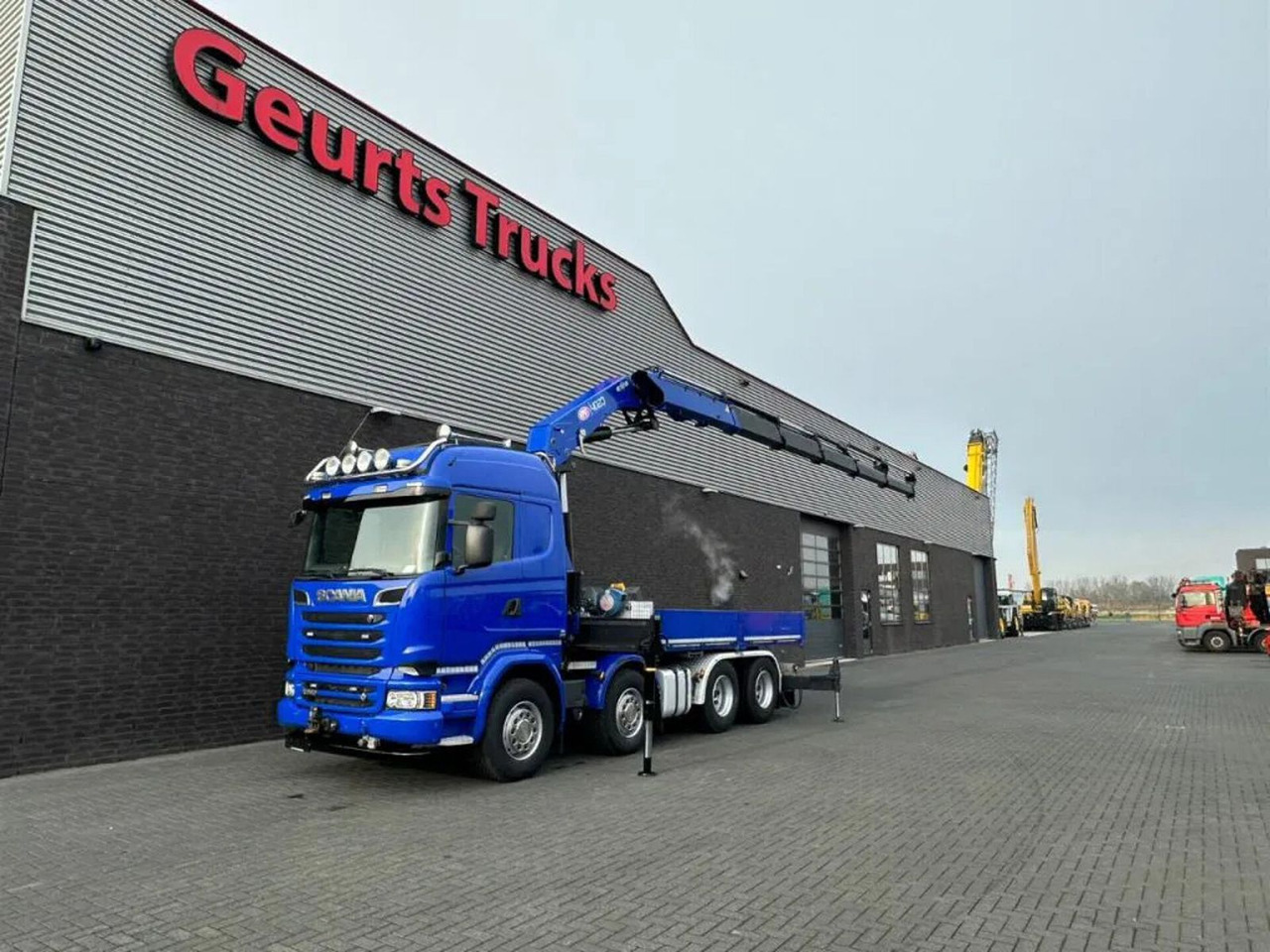 Scania R580 V8 8X4 TREKKER-BAKWAGEN COMBI + HMF 4020-K5 - Tractor unit: picture 3 Scania R580 V8 8X4 TREKKER-BAKWAGEN COMBI + HMF 4020-K5 - Tractor unit: picture 3