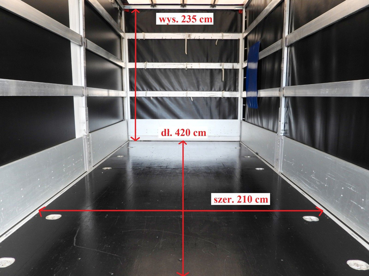 Curtain side van Iveco DAILY 35S18 PRITSCHE PLANE AUFZUG 8 PALETTEN: picture 13