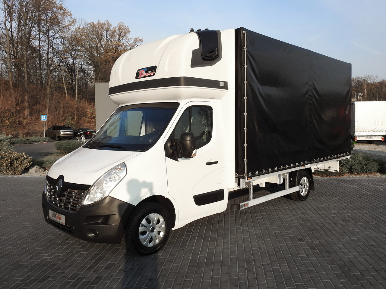 Curtain side van RENAULT MASTER TARPAULIN 10 PALLETS WEBASTO CRUISE CONTROL AIR CONDITIONING PNEUMATICS 170HP: picture 16 Curtain side van RENAULT MASTER TARPAULIN 10 PALLETS WEBASTO CRUISE CONTROL AIR CONDITIONING PNEUMATICS 170HP: picture 16