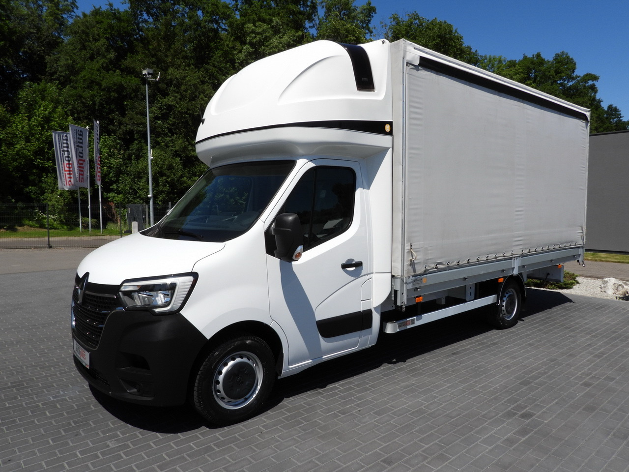 Curtain side van RENAULT MASTER  TARPAULIN 10 PALLETS WEBASTO CRUISE CONTROL LED LIGHTS PNEUMATICS AIR CONDITIONING  165HP: picture 6
