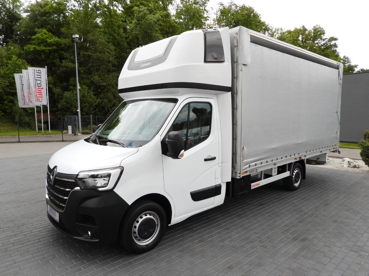 Curtain side van Renault MASTER  PRITSCHE PLANE 10 PALETTEN TEMPOMAT  A/C: picture 6
