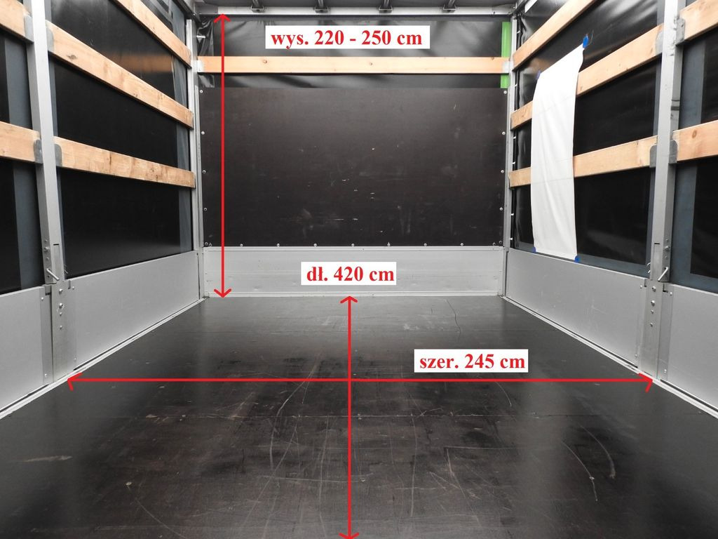 Curtain side van, Combi van Renault MASTER PRITSCHE PLANE 10 PALETTEN WEBASTO A/C: picture 12