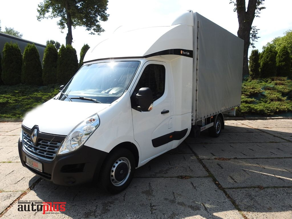 Renault MASTER PRITSCHE PLANE 8 PALETTEN WEBASTO A/C - Curtain side van, Combi van: picture 1 Renault MASTER PRITSCHE PLANE 8 PALETTEN WEBASTO A/C - Curtain side van, Combi van: picture 1
