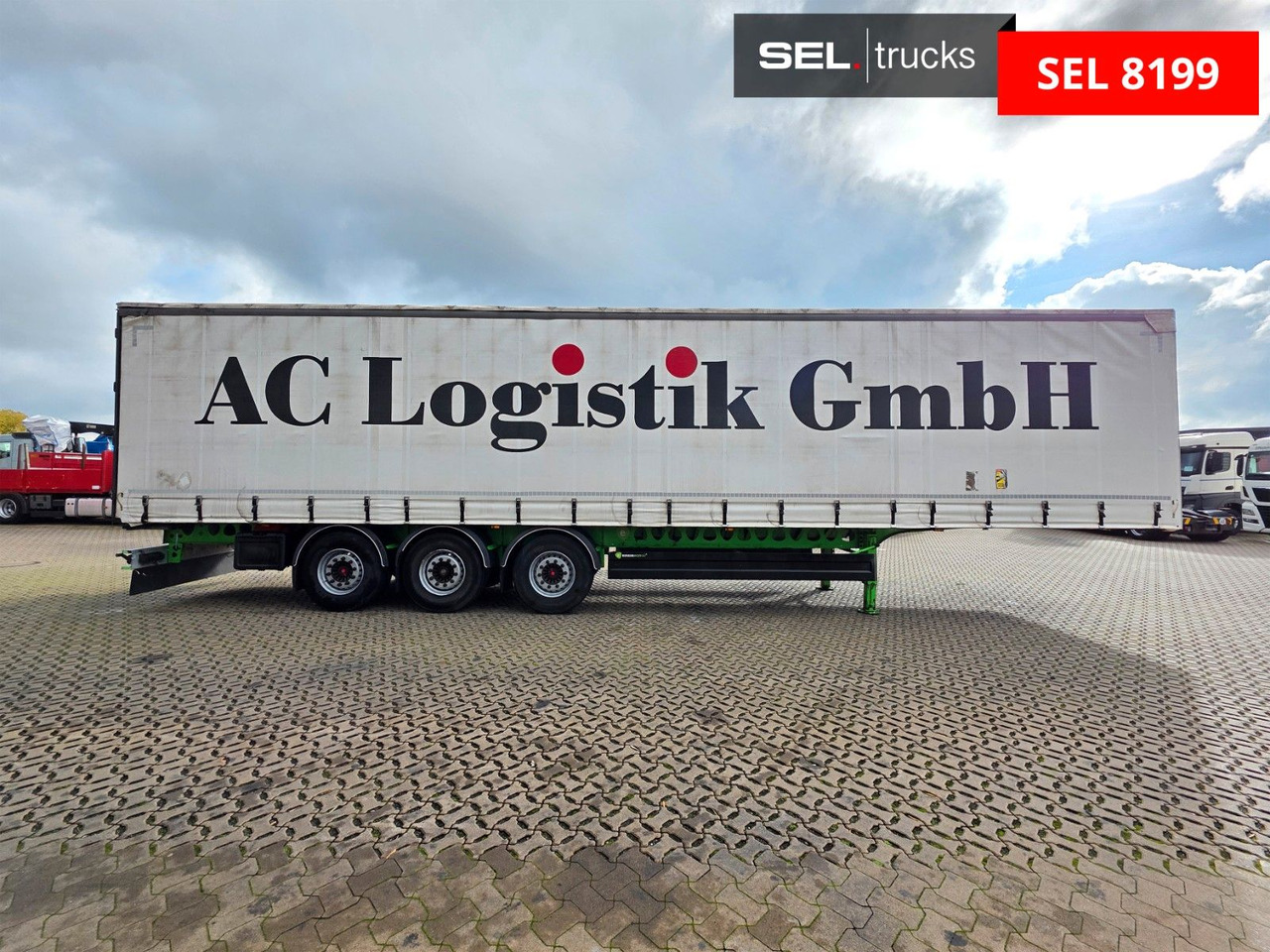 Berger SAPL24 / Coilmulde / 5.560 kg LEERGEWICHT - Curtainsider semi-trailer: picture 4 Berger SAPL24 / Coilmulde / 5.560 kg LEERGEWICHT - Curtainsider semi-trailer: picture 4