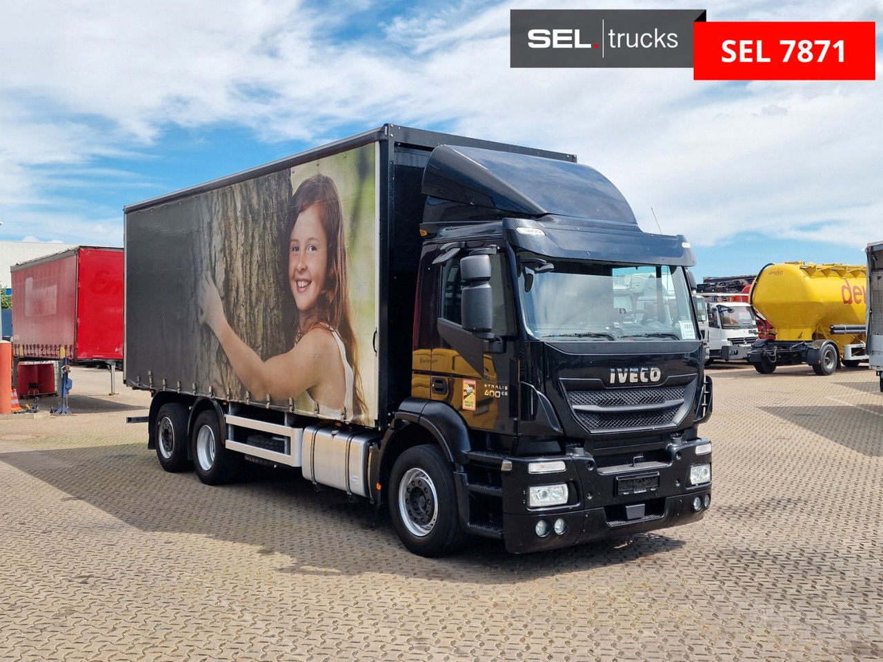 Iveco Stralis 400 / Staplerhalterung / Lenk-Liftachse - Curtainsider truck: picture 3 Iveco Stralis 400 / Staplerhalterung / Lenk-Liftachse - Curtainsider truck: picture 3