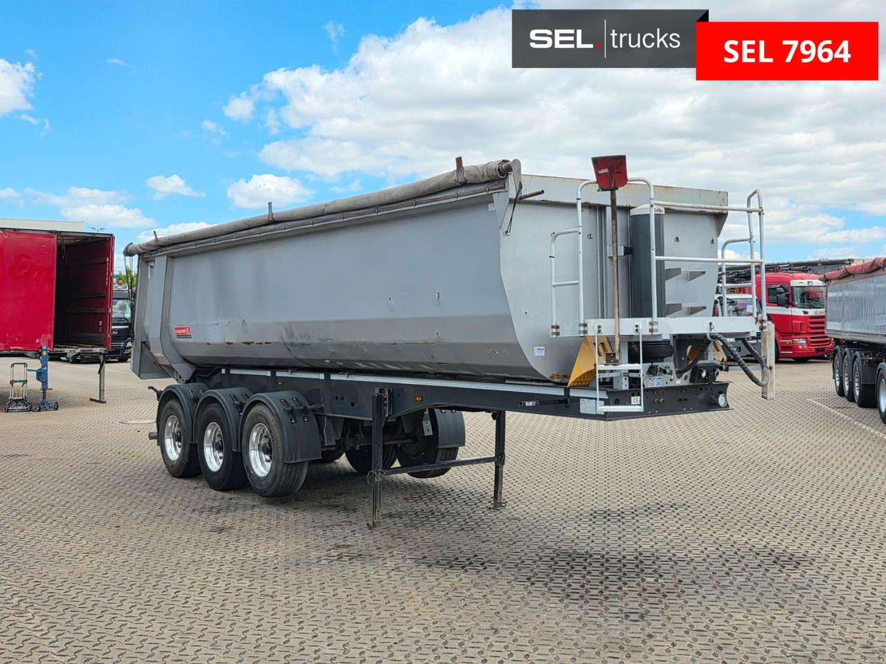 Langendorf SKS-HS 24/30 / Alu-Felgen / Liftachse - Tipper semi-trailer: picture 3 Langendorf SKS-HS 24/30 / Alu-Felgen / Liftachse - Tipper semi-trailer: picture 3