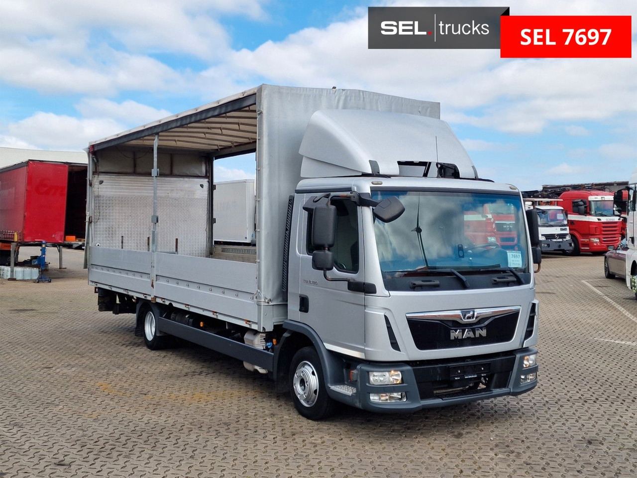 MAN TGL 8.180 4x2 BL / Ladebordwand - Curtain side van: picture 3 MAN TGL 8.180 4x2 BL / Ladebordwand - Curtain side van: picture 3
