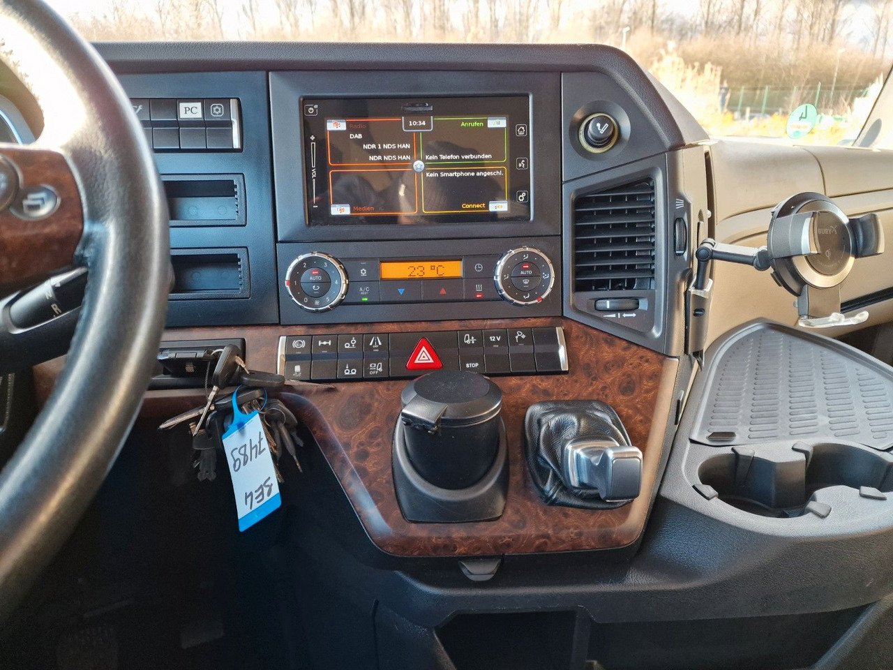 Curtainsider truck Mercedes-Benz Actros 2545 / KOMPLETT! / Alukappen / Standklima: picture 23 Curtainsider truck Mercedes-Benz Actros 2545 / KOMPLETT! / Alukappen / Standklima: picture 23