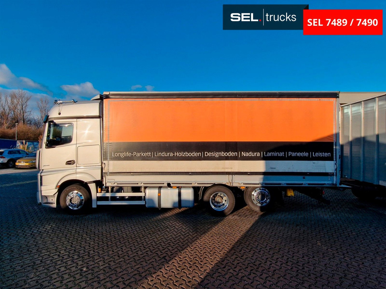 Curtainsider truck Mercedes-Benz Actros 2545 / KOMPLETT! / Alukappen / Standklima: picture 9 Curtainsider truck Mercedes-Benz Actros 2545 / KOMPLETT! / Alukappen / Standklima: picture 9