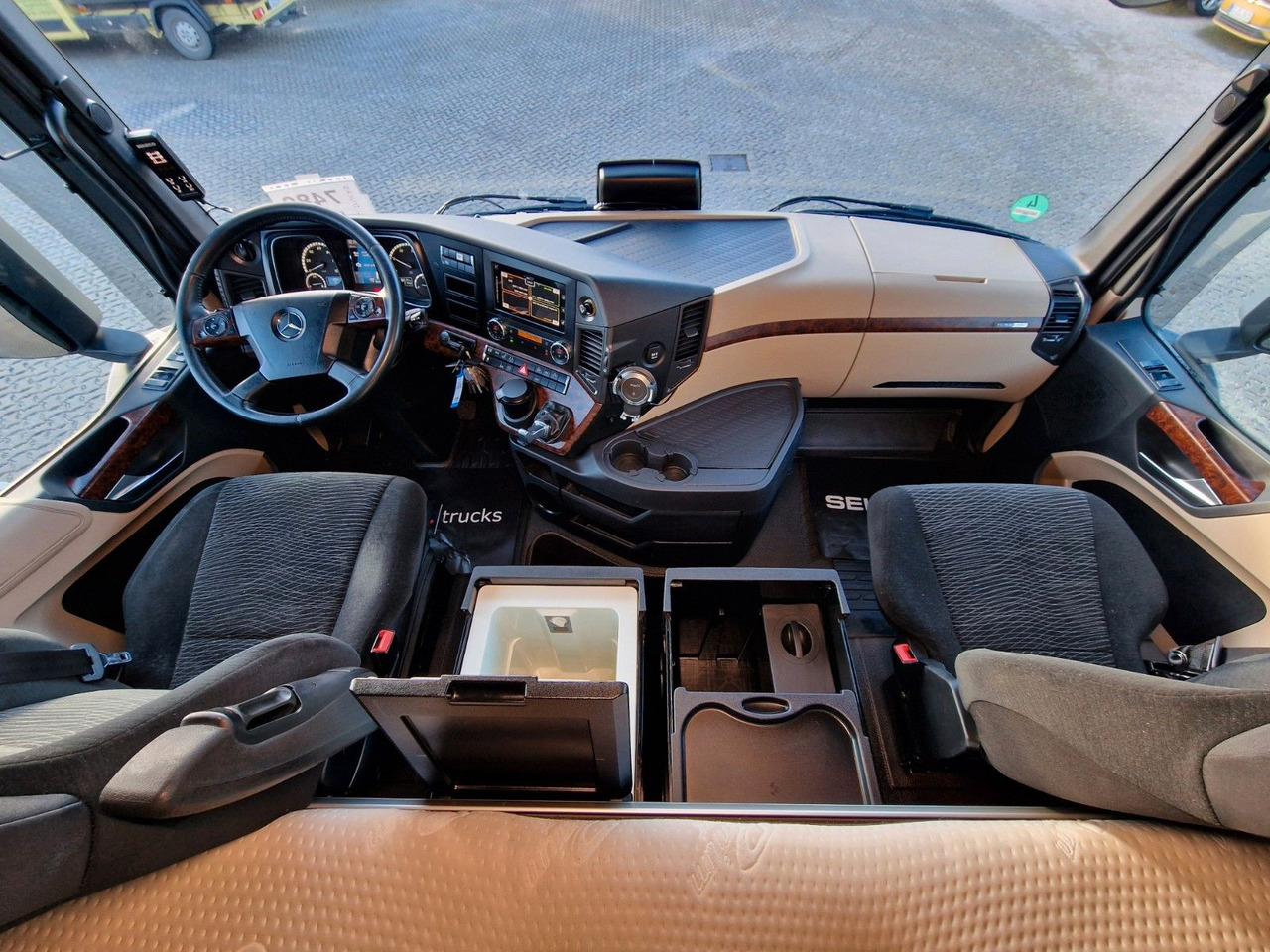 Curtainsider truck Mercedes-Benz Actros 2545 / KOMPLETT! / Alukappen / Standklima: picture 21 Curtainsider truck Mercedes-Benz Actros 2545 / KOMPLETT! / Alukappen / Standklima: picture 21