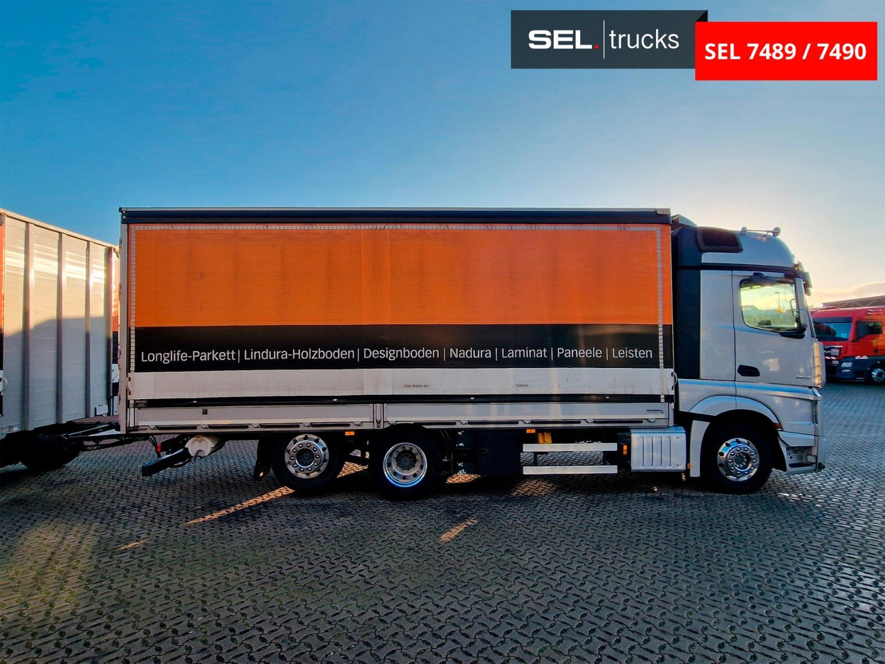 Curtainsider truck Mercedes-Benz Actros 2545 / KOMPLETT! / Alukappen / Standklima: picture 10 Curtainsider truck Mercedes-Benz Actros 2545 / KOMPLETT! / Alukappen / Standklima: picture 10