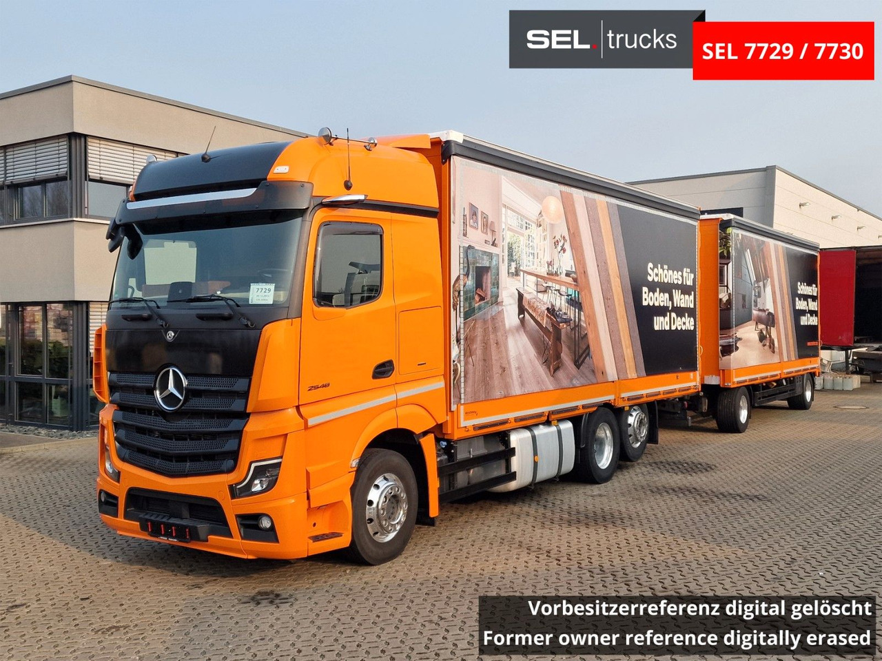 Mercedes-Benz Actros 2548 / Retarder / Euro 6E / Aluklappen - Curtainsider truck: picture 1 Mercedes-Benz Actros 2548 / Retarder / Euro 6E / Aluklappen - Curtainsider truck: picture 1