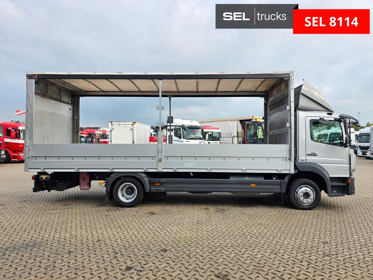 Mercedes-Benz Atego 1221 / Ladebordwand - Curtainsider truck: picture 4 Mercedes-Benz Atego 1221 / Ladebordwand - Curtainsider truck: picture 4