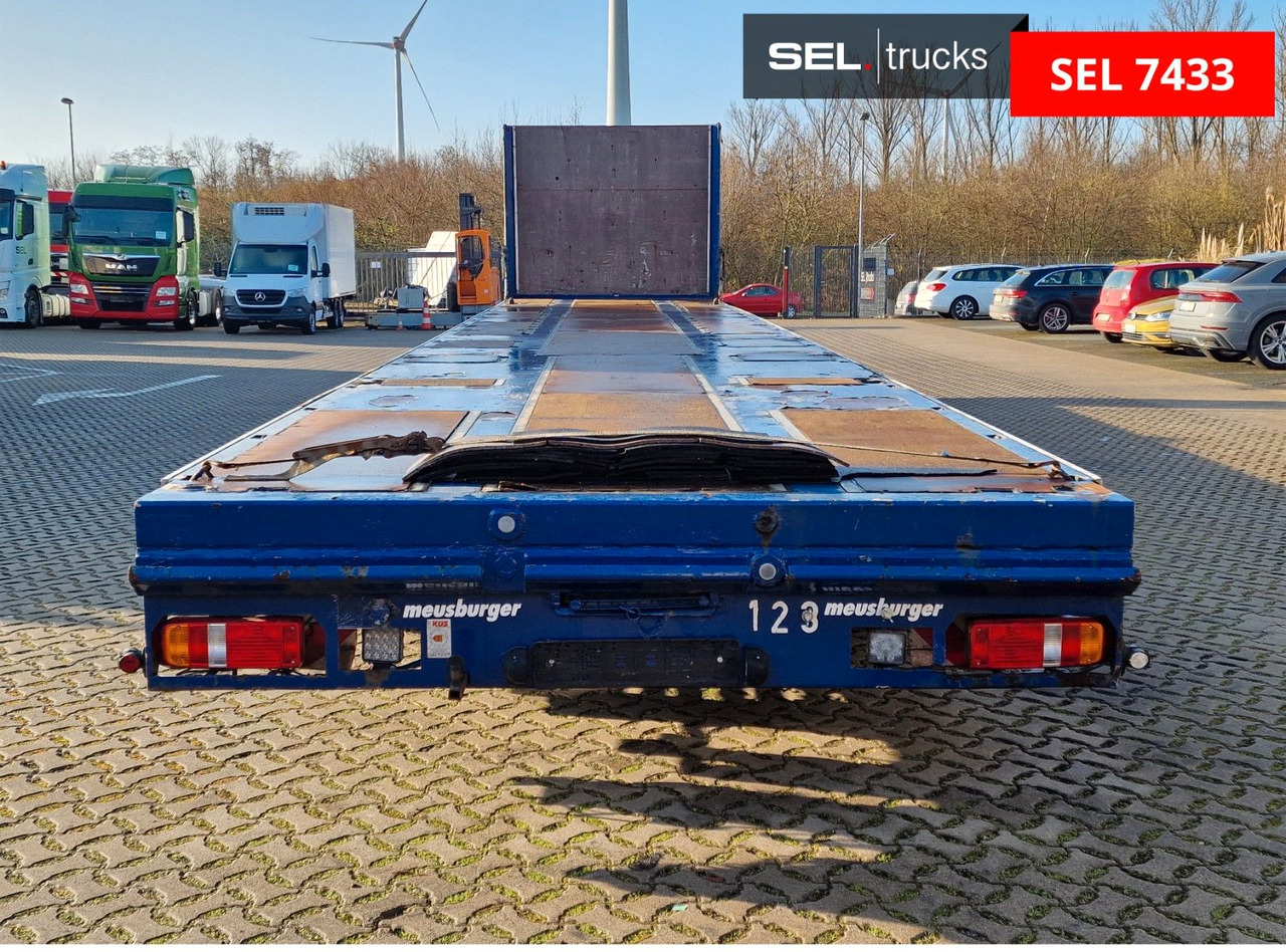 Dropside/ Flatbed semi-trailer Meusburger MPS-4 / Lenkachse / Liftachse: picture 7