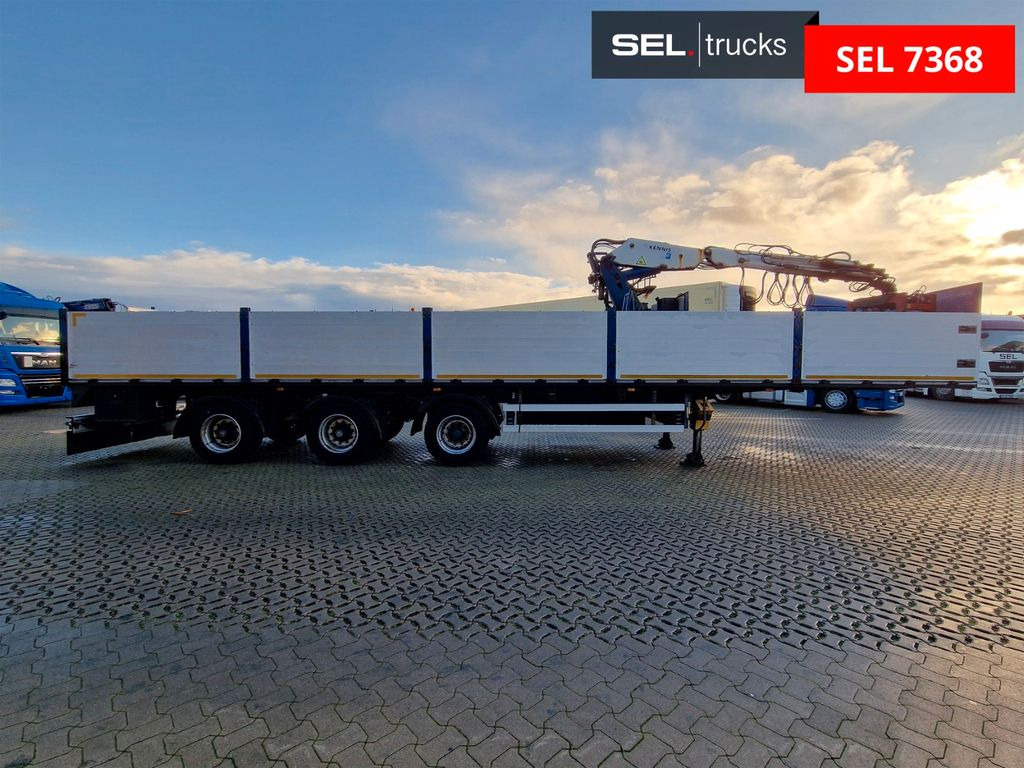 Schröder S11/24-P2-13,55 / Kran / Lenkachse - Dropside/ Flatbed semi-trailer: picture 4 Schröder S11/24-P2-13,55 / Kran / Lenkachse - Dropside/ Flatbed semi-trailer: picture 4