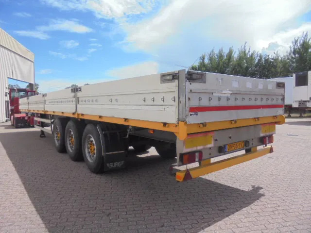 Dropside/ Flatbed semi-trailer Burg BPO 12-27 TUV-APK 03-01-2026 6X NIEUWE BANDEN 6X NEW TYERS: picture 5