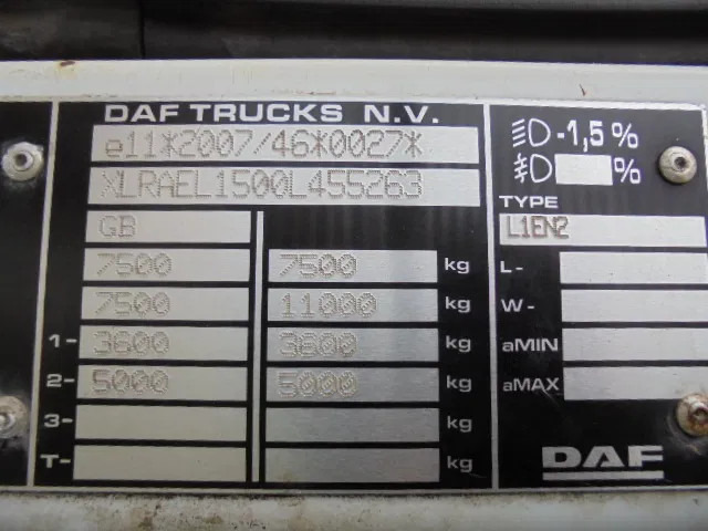 Vacuum truck DAF LF 180 FA: picture 19 Vacuum truck DAF LF 180 FA: picture 19