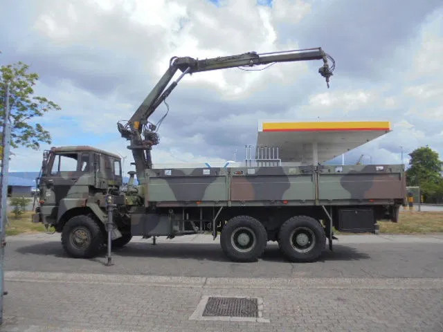 Dropside/ Flatbed truck, Crane truck DAF YHZ 2300 6X6 + HIAB CRANE: picture 6