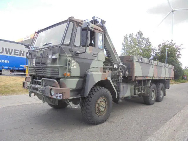 Dropside/ Flatbed truck, Crane truck DAF YHZ 2300 6X6 + HIAB CRANE: picture 13