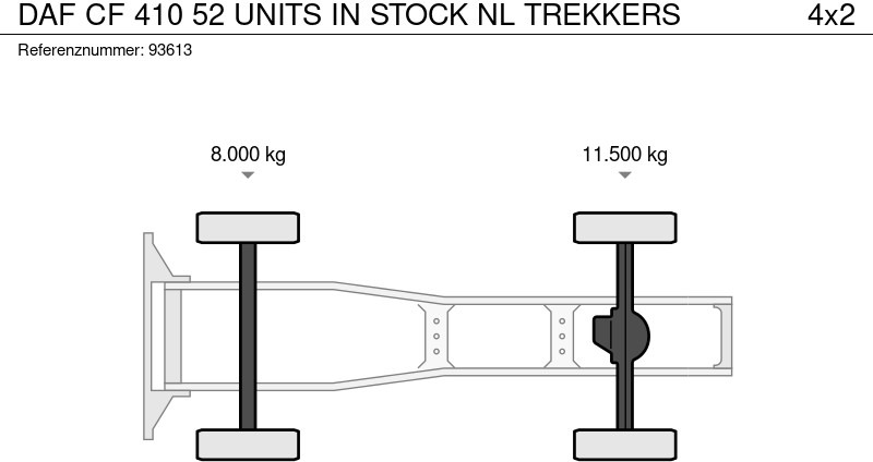 Tractor unit DAF CF 410 52 UNITS IN STOCK NL TREKKERS: picture 14