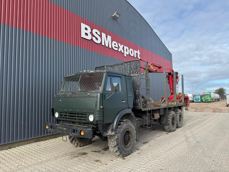 Kamaz 43101, 6x6 - Timber truck, Crane truck: picture 1 Kamaz 43101, 6x6 - Timber truck, Crane truck: picture 1