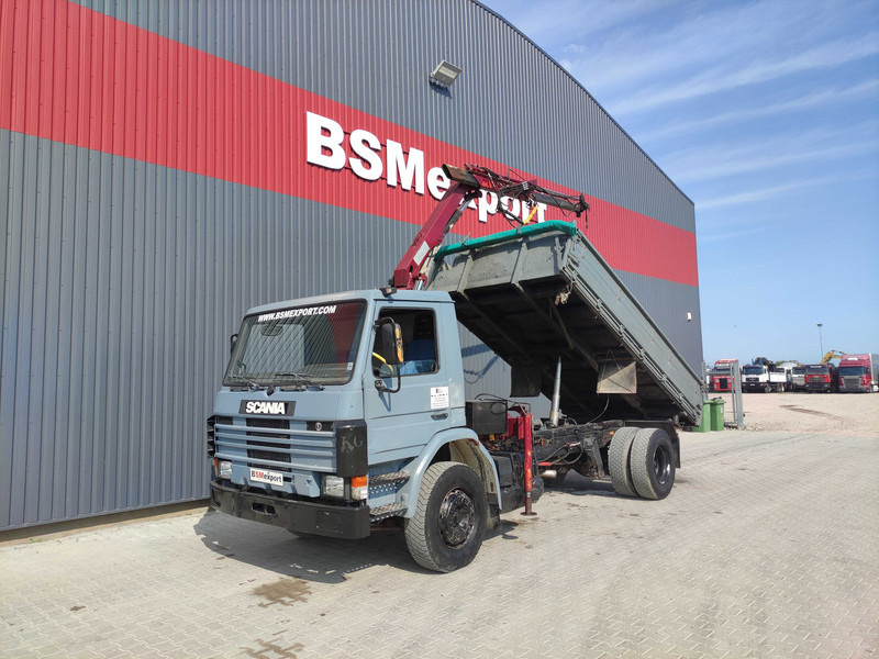 Scania 113.320 dump truck - Tipper, Crane truck: picture 1 Scania 113.320 dump truck - Tipper, Crane truck: picture 1