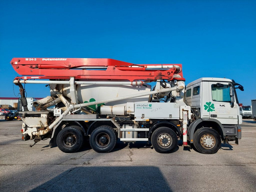 Mixer pump truck Mercedes-Benz Actros 4141 BB Putzmeister M24-3 Mercedes-Benz Actros 4141 BB Putzmeister M24-3: picture 6 Mixer pump truck Mercedes-Benz Actros 4141 BB Putzmeister M24-3 Mercedes-Benz Actros 4141 BB Putzmeister M24-3: picture 6