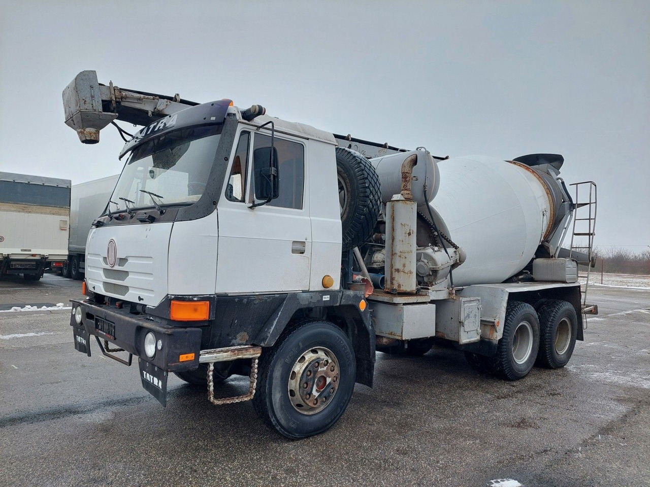 Tatra T815 6x6 mit Fördererband PD-01 - Concrete mixer truck: picture 1 Tatra T815 6x6 mit Fördererband PD-01 - Concrete mixer truck: picture 1