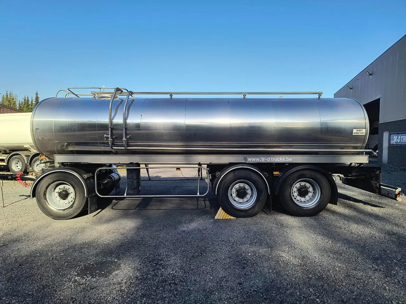 Tank trailer for transportation of milk ETA INSULATED INOX TANK 16500L - 1 COMP: picture 7
