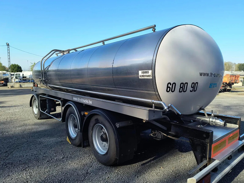 Tank trailer for transportation of milk ETA INSULATED INOX TANK 16500L - 1 COMP: picture 6