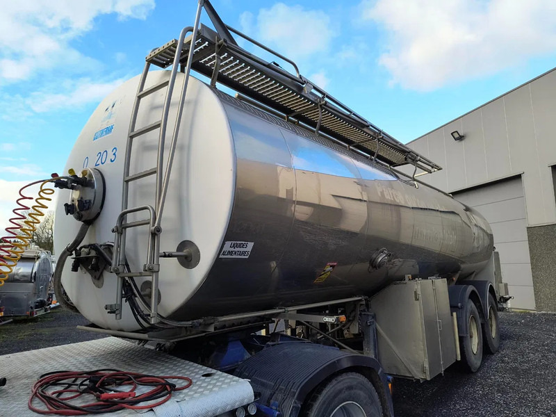Tank semi-trailer for transportation of milk MAISONNEUVE 25000L INSULATED INOX TANK: picture 1