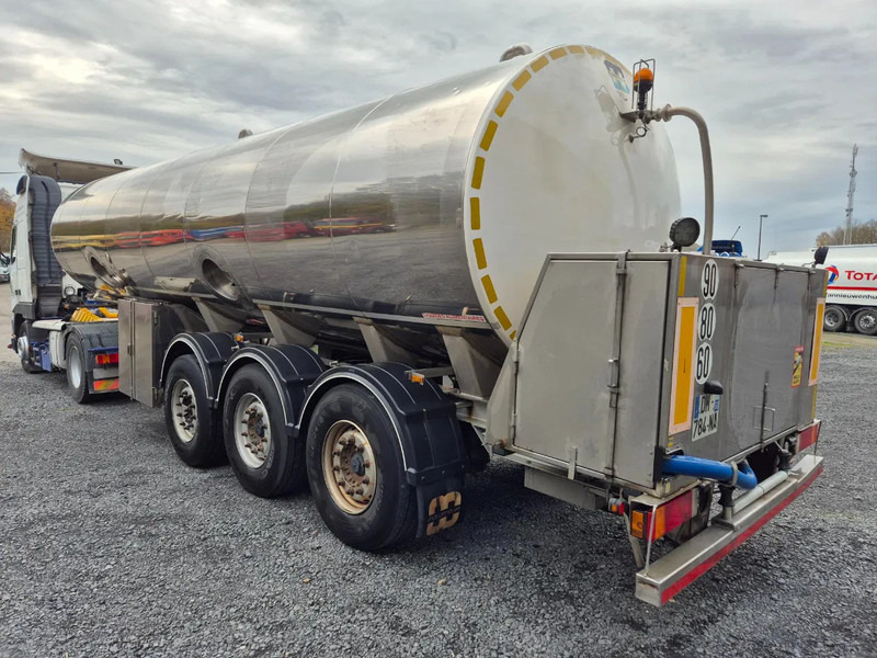 MAISONNEUVE 29000L INSULATED INOX TANK - HYDRAULIC PUMP - SAMPLE TAKING - Tank semi-trailer: picture 3 MAISONNEUVE 29000L INSULATED INOX TANK - HYDRAULIC PUMP - SAMPLE TAKING - Tank semi-trailer: picture 3