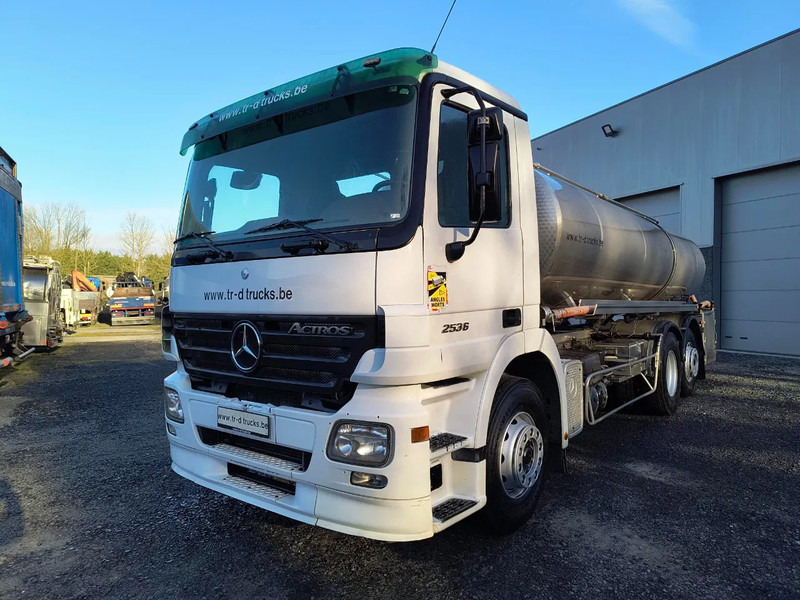 Mercedes-Benz Actros 2536 15500L INSULATED INOX TANK - 1 COMP - Tank truck: picture 1 Mercedes-Benz Actros 2536 15500L INSULATED INOX TANK - 1 COMP - Tank truck: picture 1