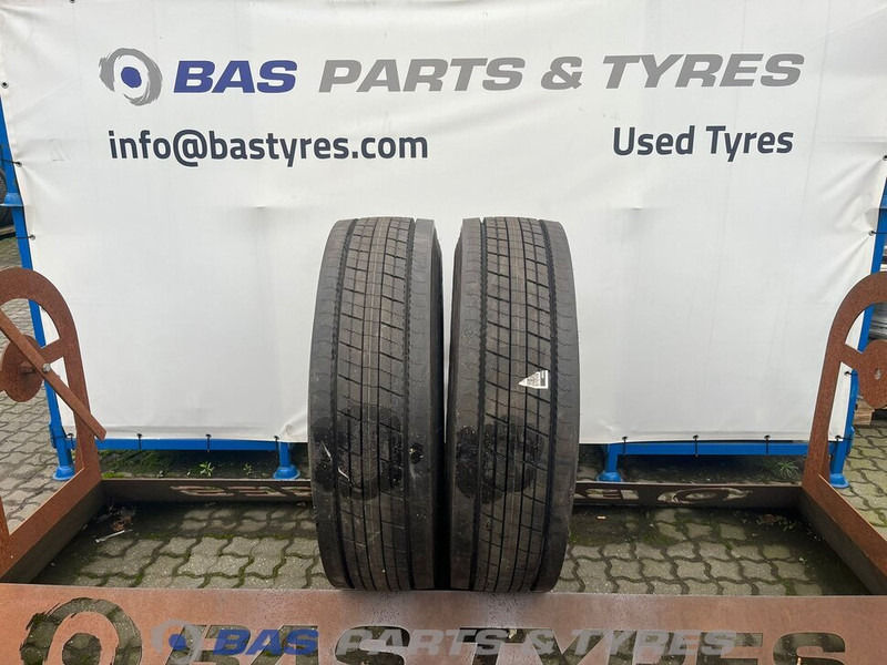 Bridgestone Bridgestone 315/80R22.5 DURAVIS R-STEER002 156/150 M+S 3PMSF gebruikte set - Tire for Truck: picture 1 Bridgestone Bridgestone 315/80R22.5 DURAVIS R-STEER002 156/150 M+S 3PMSF gebruikte set - Tire for Truck: picture 1