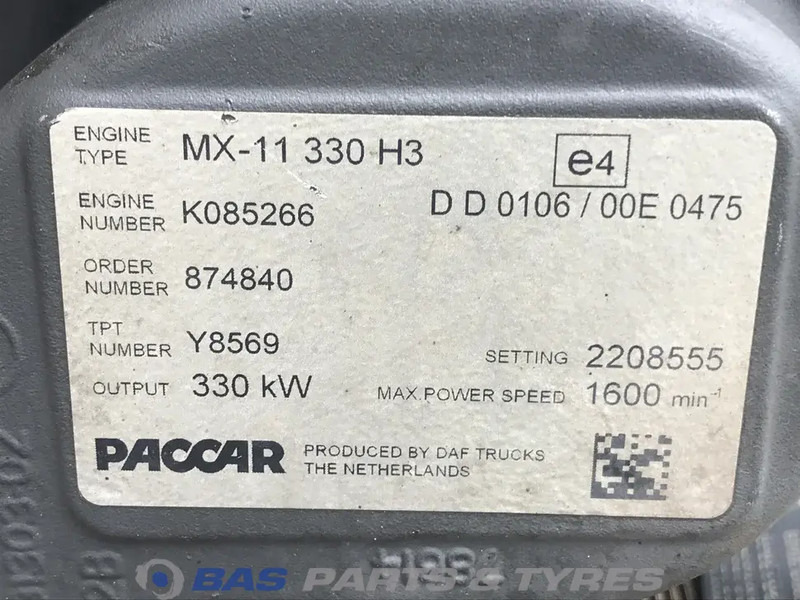 DAF CF Euro 6 - Engine for Truck: picture 5 DAF CF Euro 6 - Engine for Truck: picture 5
