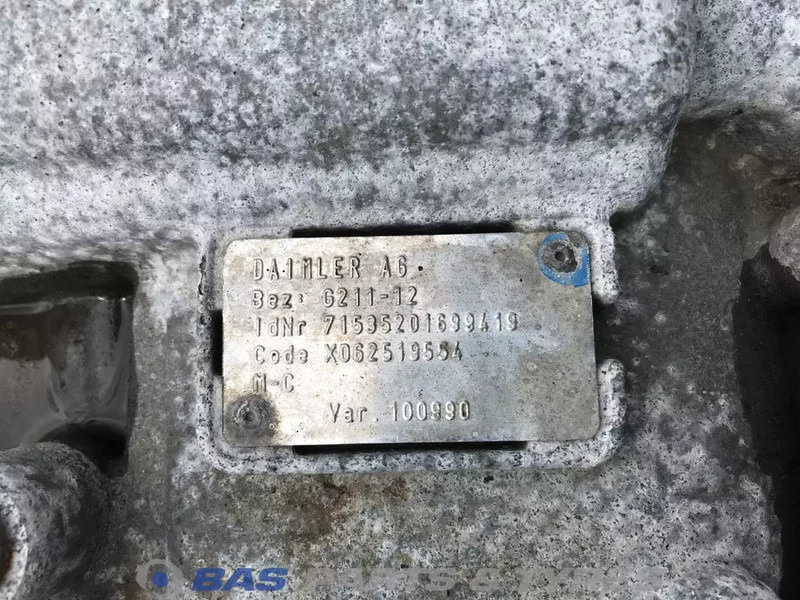 Mercedes-Benz Antos MP4 Mercedes G211-12 KL Powershift 3 Versnellingsbak A 001 260 36 00 - Gearbox for Truck: picture 5 Mercedes-Benz Antos MP4 Mercedes G211-12 KL Powershift 3 Versnellingsbak A 001 260 36 00 - Gearbox for Truck: picture 5