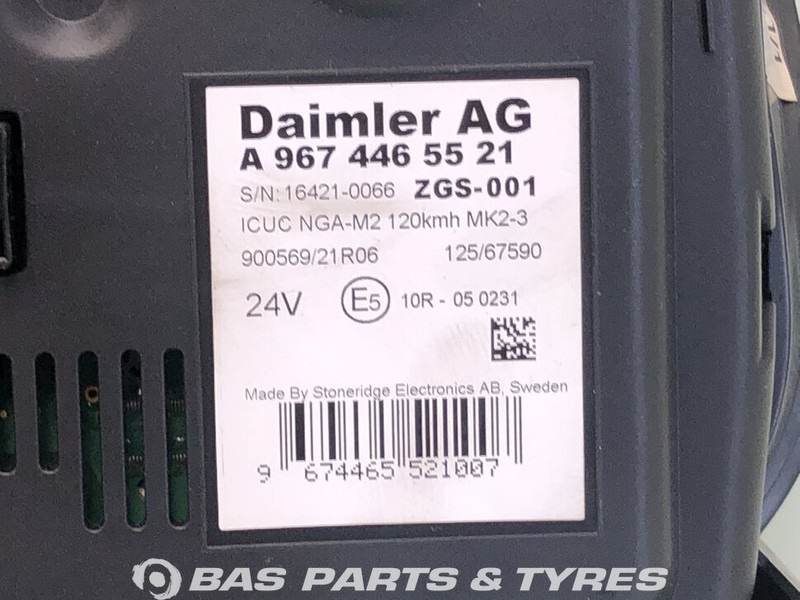 Mercedes-Benz Atego MP3 Instrumentenpaneel Mercedes A 967 446 55 21 - Dashboard for Truck: picture 3 Mercedes-Benz Atego MP3 Instrumentenpaneel Mercedes A 967 446 55 21 - Dashboard for Truck: picture 3