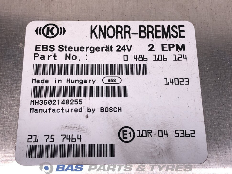 Renault Regeleenheid EBS Renault 7421377527 - ECU for Truck: picture 3 Renault Regeleenheid EBS Renault 7421377527 - ECU for Truck: picture 3