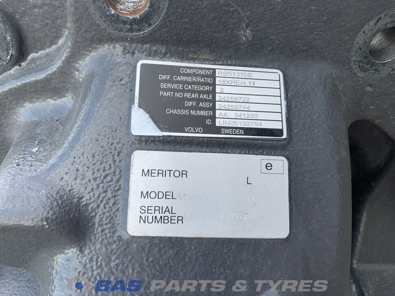Volvo Differentieel Volvo RSS1370B 24260243 - Differential gear for Truck: picture 5 Volvo Differentieel Volvo RSS1370B 24260243 - Differential gear for Truck: picture 5
