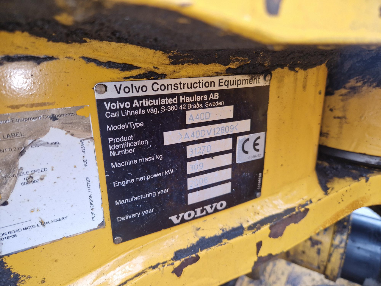DUMPER VOLVO A40D - Articulated dumper: picture 5 DUMPER VOLVO A40D - Articulated dumper: picture 5
