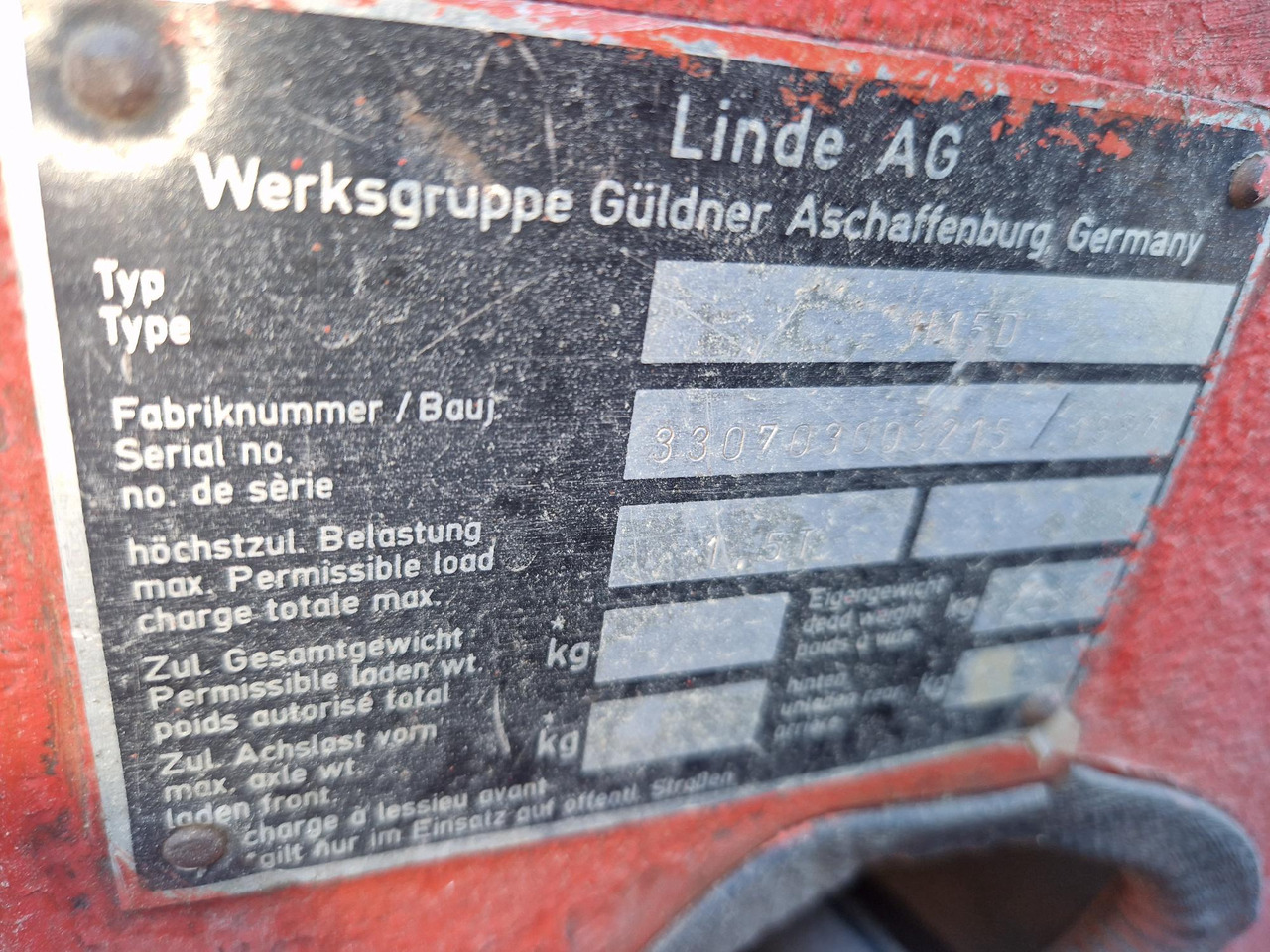 Linde H15D - Forklift: picture 5 Linde H15D - Forklift: picture 5