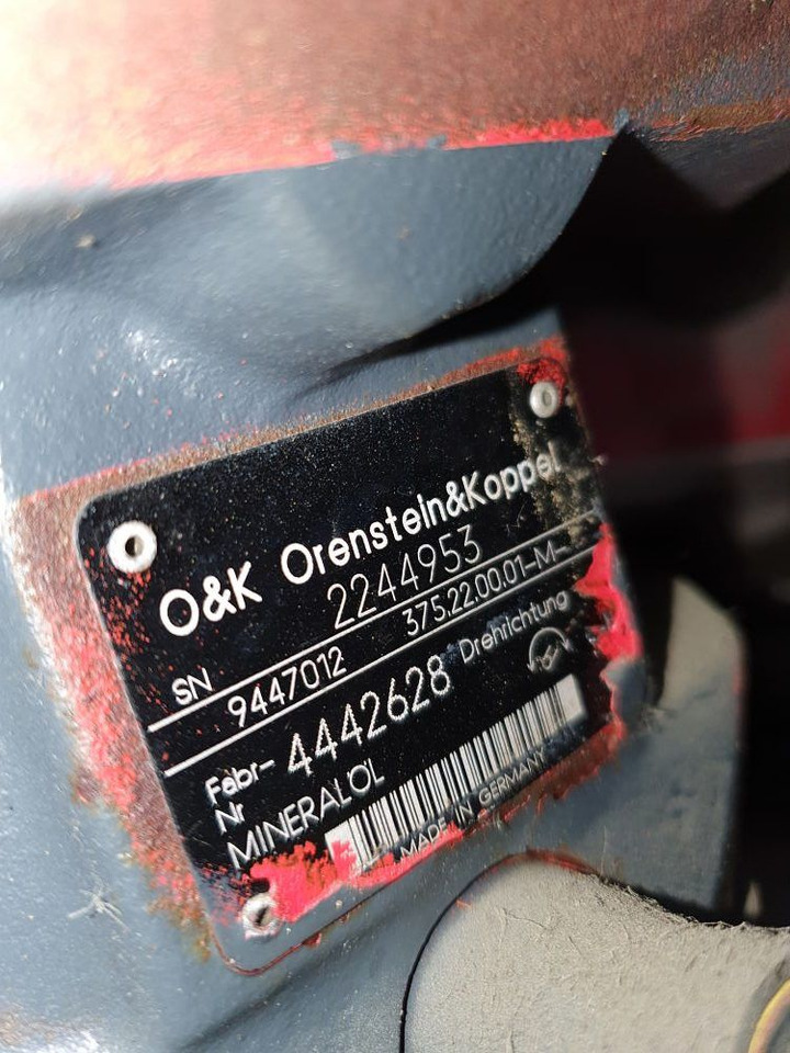 MOTOR DE TRASLACION PARA O&K RH16 - Hydraulic motor for Excavator: picture 3 MOTOR DE TRASLACION PARA O&K RH16 - Hydraulic motor for Excavator: picture 3