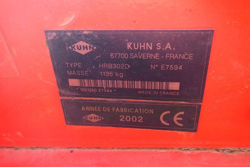 Combine seed drill Agregat uprawowo-siewny Kuhn Kuhn HRB302D I INTEGRA 3000 2002 Brona wirowa + siewnik KUHN agregat uprawowo-siewny 3m: picture 11 Combine seed drill Agregat uprawowo-siewny Kuhn Kuhn HRB302D I INTEGRA 3000 2002 Brona wirowa + siewnik KUHN agregat uprawowo-siewny 3m: picture 11
