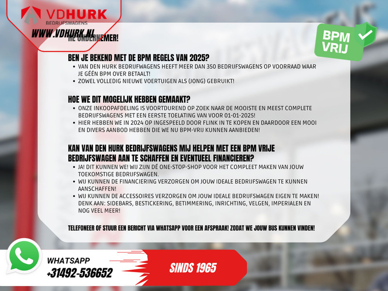 Panel van, Electric van Volkswagen ID. Buzz Cargo 77 kWh 423km WLTP LED/ Climate/ Carplay/ Adapt. Cruise/ Stoelverw./ Camera/ PDC: picture 8