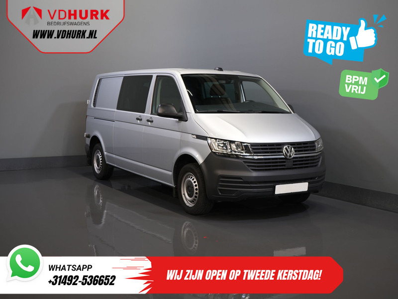 Volkswagen Transporter T6.1 2.0 TDI 150 pk DSG Aut. L2 DC BPM VRIJ! Dubbel Cabine 6 Pers./ Lage KM!/ Adapt.Cruise/ 270Gr. Deuren/ Navi/ Carplay/ Trekha - Panel van, Combi van: picture 1 Volkswagen Transporter T6.1 2.0 TDI 150 pk DSG Aut. L2 DC BPM VRIJ! Dubbel Cabine 6 Pers./ Lage KM!/ Adapt.Cruise/ 270Gr. Deuren/ Navi/ Carplay/ Trekha - Panel van, Combi van: picture 1