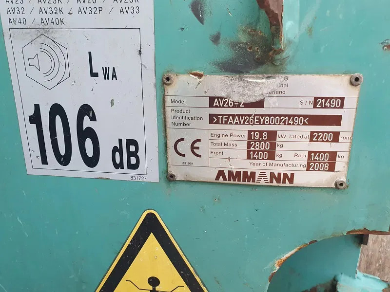 Ammann Ammann AV 26.2 - Roller: picture 5 Ammann Ammann AV 26.2 - Roller: picture 5